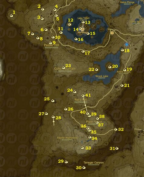 all korok seed locations.